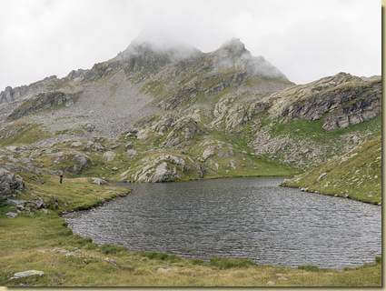 il Monte Figascian ancora nelle nuvole...