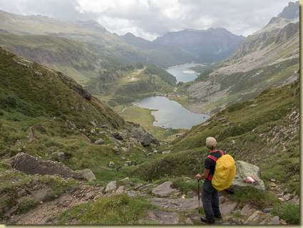 scendendo verso i laghi...
