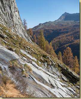 scivoli rocciosi...