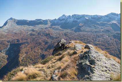 vista sul versante opposto della Val Troncone...