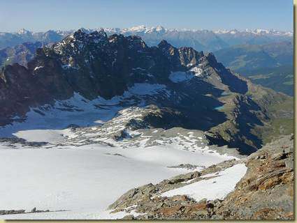 i Morion e i laghi visti dalla cima...