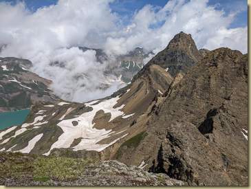 panorama verso nord...