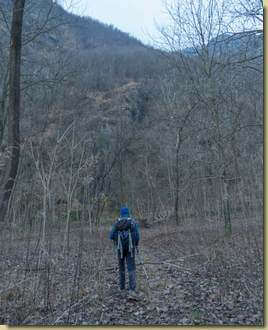 sulla piana verso l'inizio del percorso...