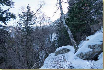 si intravede la dorsale di Balum...