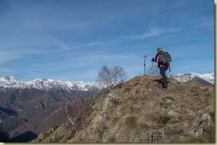 sulla cima....