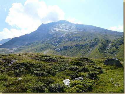 H&uuml;bschhorn, sulla destra il percorso di salita