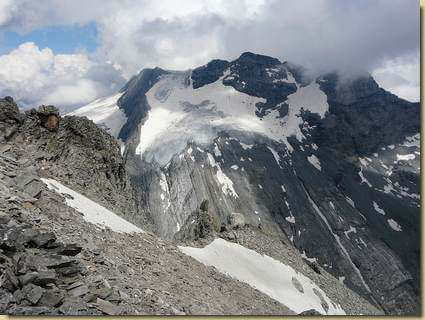 Homattugletscher e Breithorn (il 30 luglio 2008...)