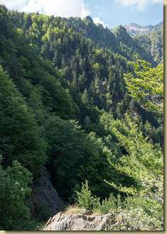 il versante da traversare...