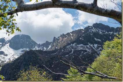 "finestra" verso la cresta della Scaravini...
