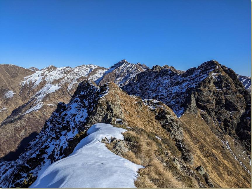 sulla cresta del Kaval...