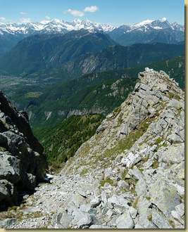 uscita sulla cresta...