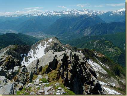  vista verso la Cima del Quadrello dalla Scheggia...