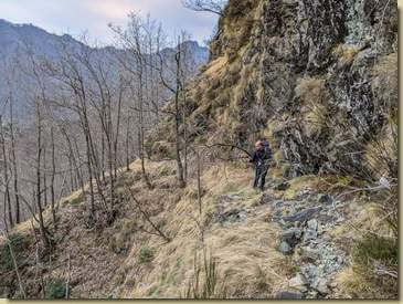 sulla cengia iniziale...