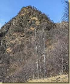la cresta che sale alle Cime di Lagarej che raggiungeremo...