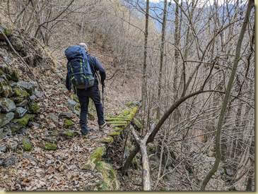 sul sentiero per Dietrosella...