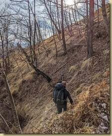 traverso verso destra (ovest)