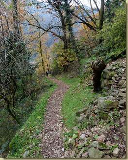 sulla mulattiera verso S. Agata...