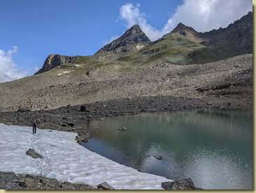 in alto, il Corno di Ban...