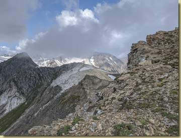 vista verso la zona da raggiungere...