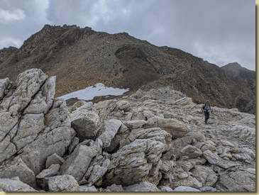 in alto, il Pizzo del Costone...