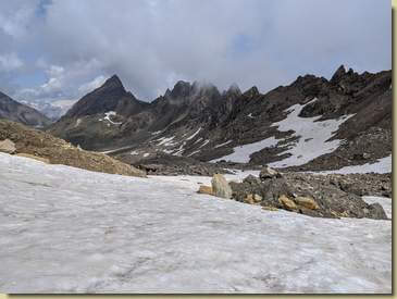 l'affilata cresta dal Corno di Ban ai Gemelli di Ban...