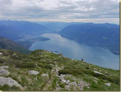 vista sul lago...