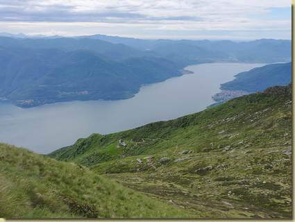 vista sul lago...
