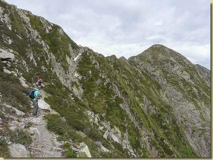 verso la cresta...