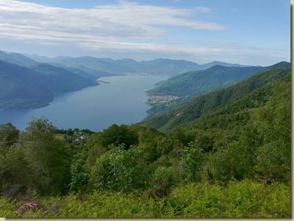 vista sul lago...