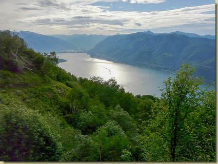 vista sul lago...