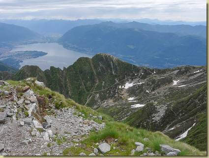 panorama verso il Lago Maggiore