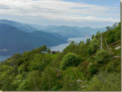 vista sul lago...