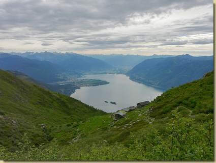 vista verso la piana di Magadino