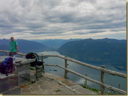 Maurizio al rifugio Al Legn...