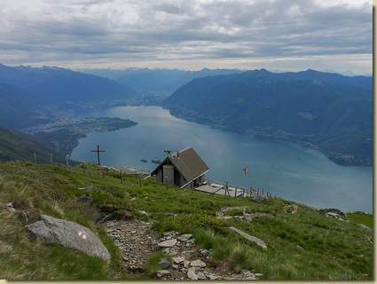 panorama dal rifugio Al Legn...