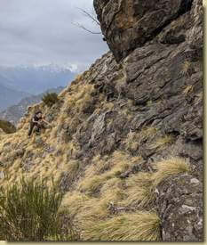 traverso sul versante sud...