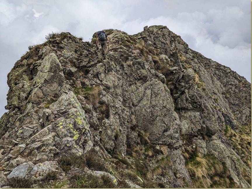 sulla crestina del Soglio della Farina...