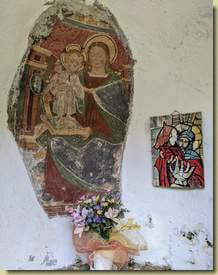 parte dell'antico affresco..