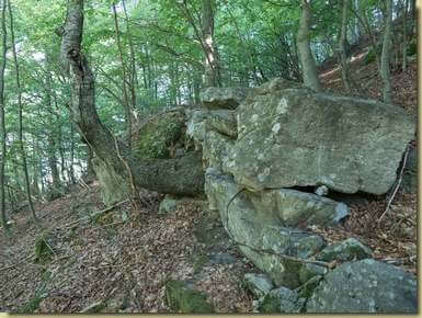 basamento di una vecchia teleferica...