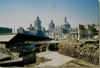 Città del Messico - il sito archeologico di Tenoticlan