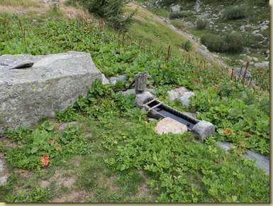 la fontana dell'Alpe Lorino...
