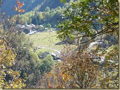 vista sulla frazione Piane...