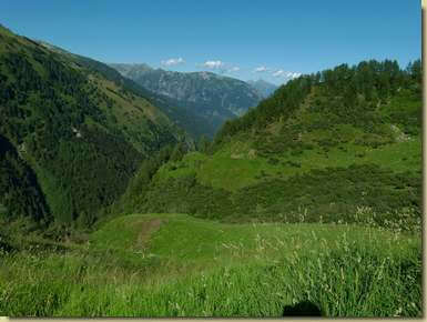 ritorno sui prati dell'Alpe Gianoli, di fronte l'Alpe Trignoni...