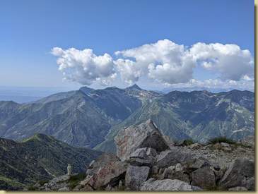 panorama dalla cima...