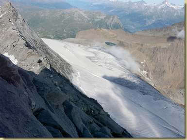 il versante nord...