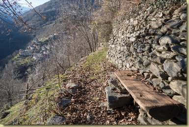 scendendo verso Cresti...