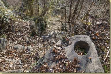 palanghèr (supporto per i pali di legno...)