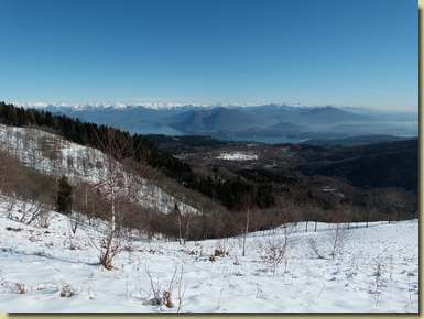 vista verso il Lago Maggiore...