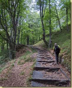 la mulattiera iniziale...