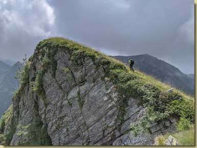 la cima sud 2081 m. delle schegge di Muino...